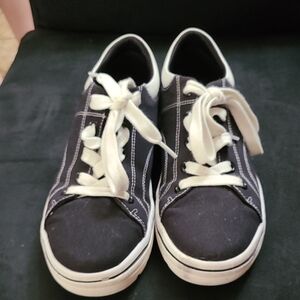 Skechers Black and White Memory Foam Sneakers